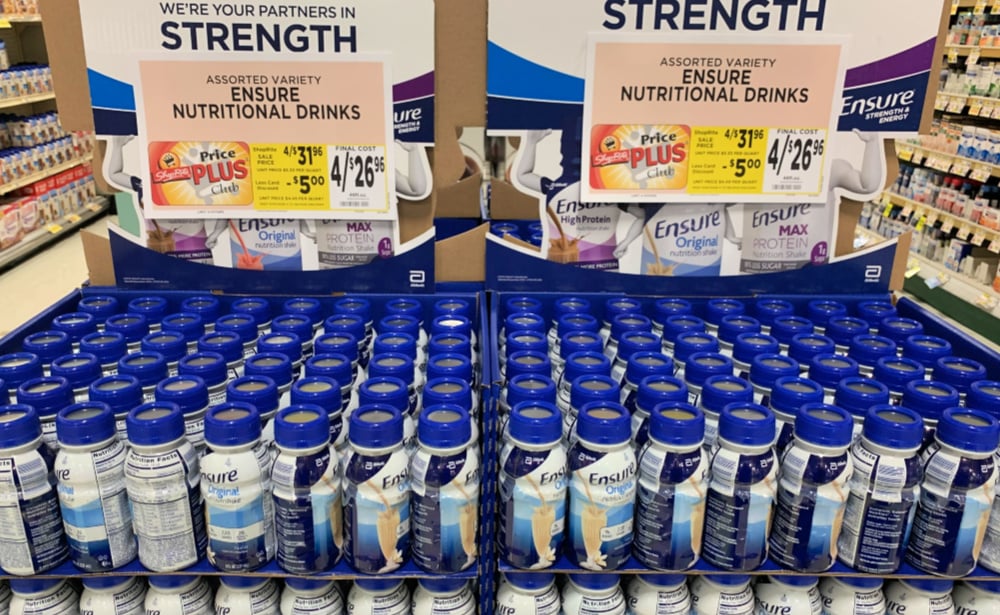 Ensure Nutritional Drink Multipacks as Low as 2.24 at ShopRite