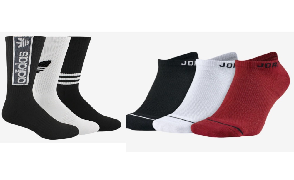 6-Pk CSG Men’s Cushion Crew Socks $2.40, 3-Pk Jordan Men’s Jumpman No ...