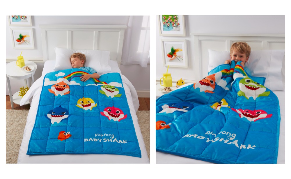 Baby Shark Kids Weighted Blanket, 4.5lb $19.97 (was $49.99) at Walmart