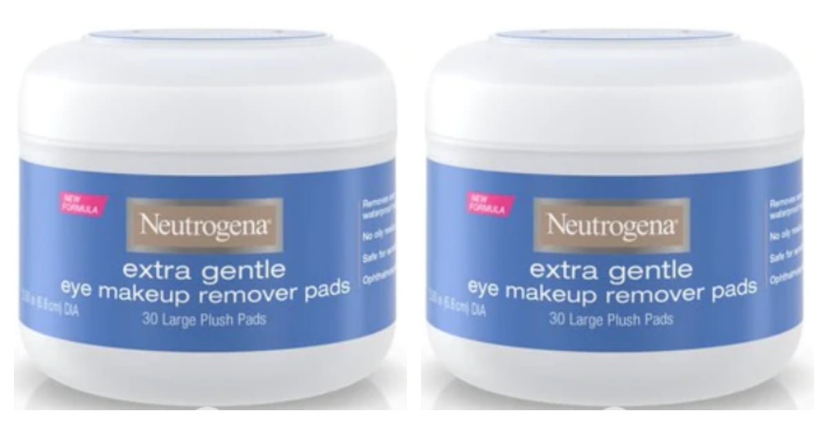 Neutrogena Extra Gentle Eye Makeup Remover Pads 30 ct. as Low as 2.79