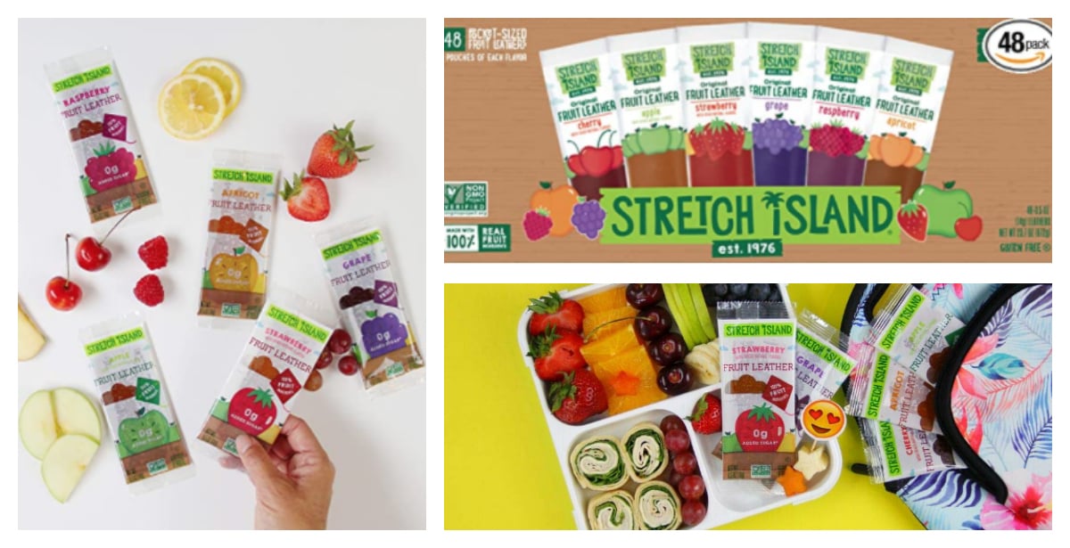 In Stock! Stretch Island Fruit Leather Snacks Variety Pack, Pack of 48