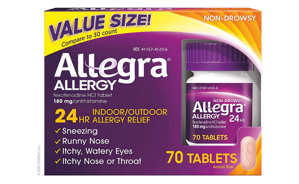 43 Off Allegra Adult 24 Hour Allergy Relief 70 Count {amazon} Living