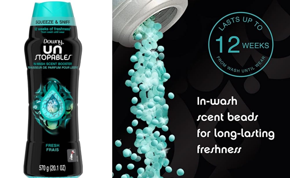 Downy Unstopables In-Wash Beads Fresh Scent Booster 20.1-oz in the Laundry  Scent Booster department at