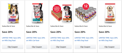 Extra 20% Off Coupon Hill’s Science Diet for Dogs &amp; Cats {Amazon ...