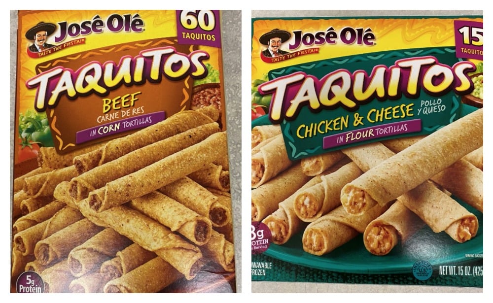 Jose Ole Taquitos Recalled Due to Possible Foreign Matter Contamination