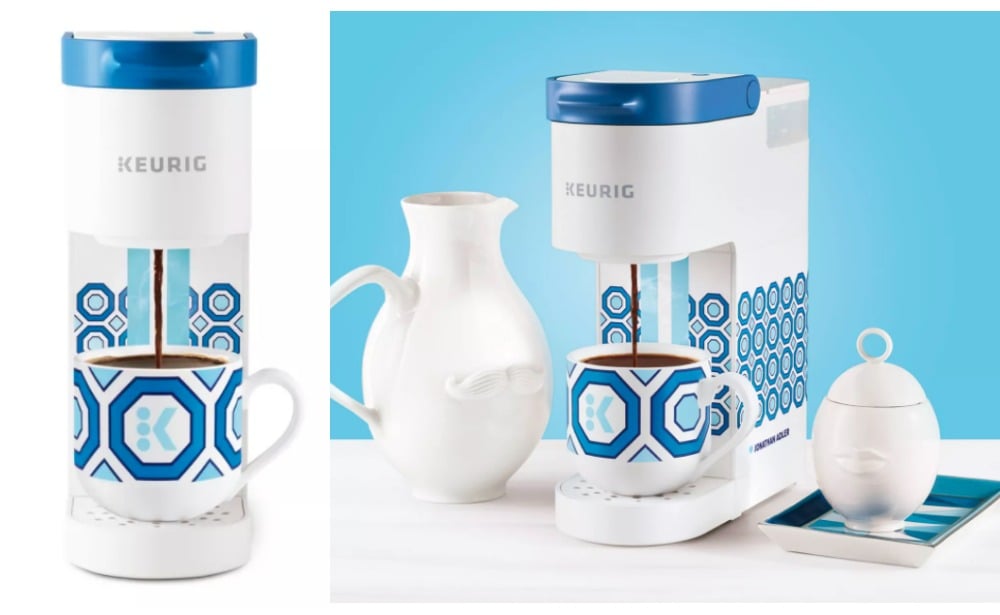Keurig K-Mini Basic Jonathan Adler Limited Edition Single-Serve K-Cup Pod Coffee  Maker $49.99 (Reg. $99.99)