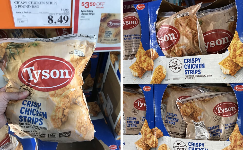 Costco Hot Deal on Tyson Crispy Chicken Strips 3.50 off! Living