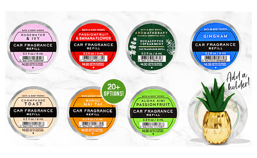 Today Only! Bath & Body Works Car Fragrance Refills Just 2.25 (Reg. 4