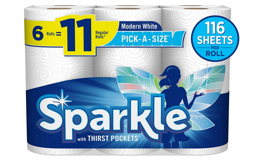Sparkle Pick a Size 6pk Paper Towels Just 3.49 at ShopRite! Living