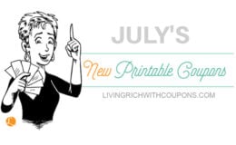 Printable Coupons for July - Huge List of Over $100 in Savings