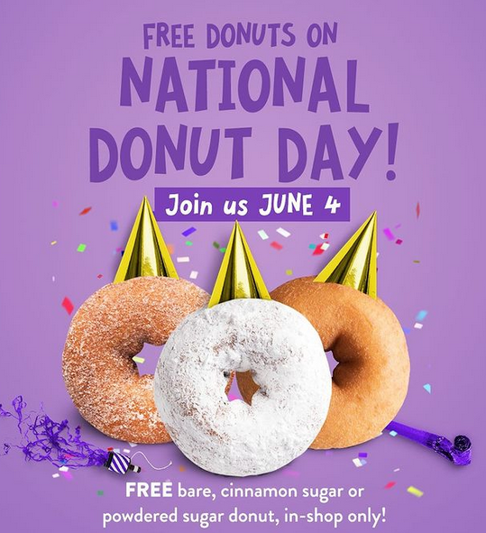 Give Me All the Free Donuts on National Donut Day | Living Rich With ...