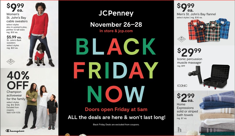 JCPenney Black Friday Ad 2021 JCPenney Deals, Hours & More Living
