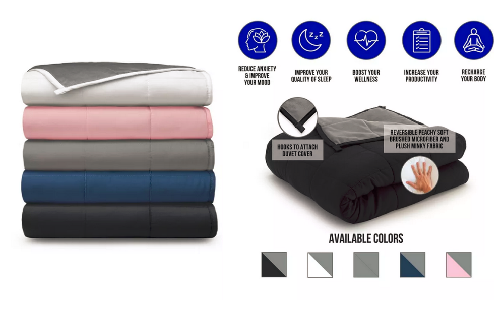 Ella Jayne Reversible AntiAnxiety Weighted Blankets 49.99 (Reg. up to