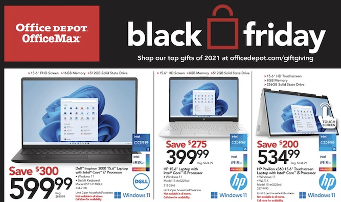 Office Depot/Office Max Black Friday Ad 2021 – Office Depot/Office Max Deals,  Hours & More | Living Rich With Coupons®