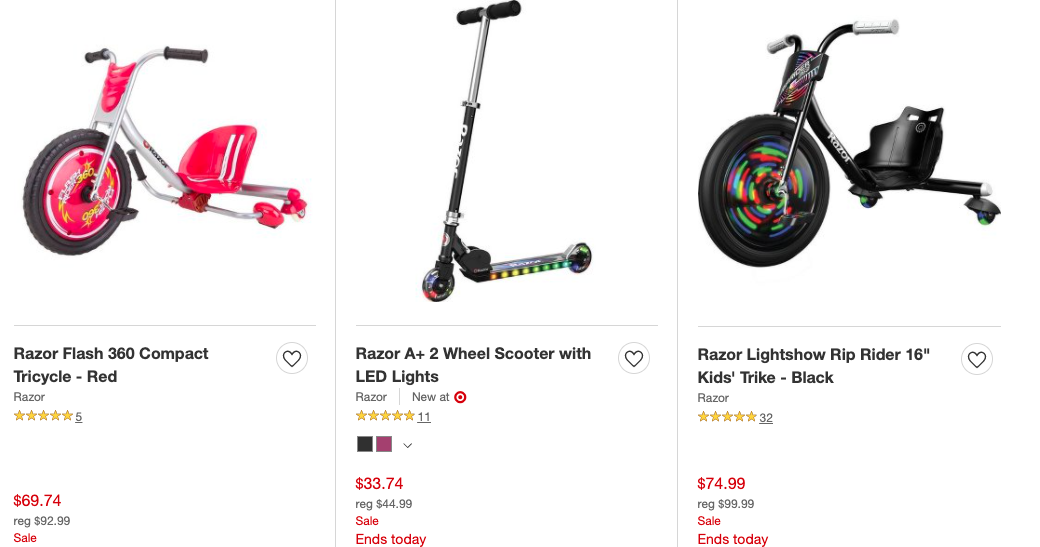 Today Only at Target! 25 Off Razor Scooters, Hoverboards & More Living Rich With Coupons®