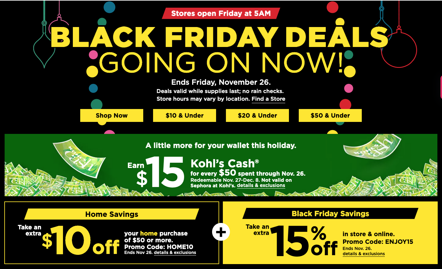 Kohls Black Friday 2021 Added SUPER DEALS + Additional Savings!