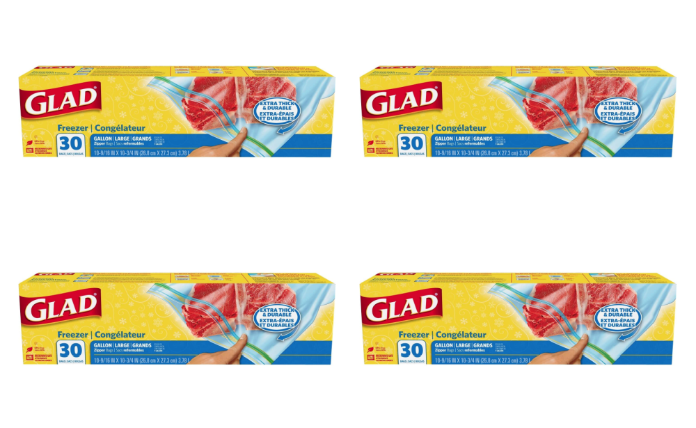 Glad Storage, Freezer and Snack Zipper Bags as Low as $1.18 at ShopRite ...