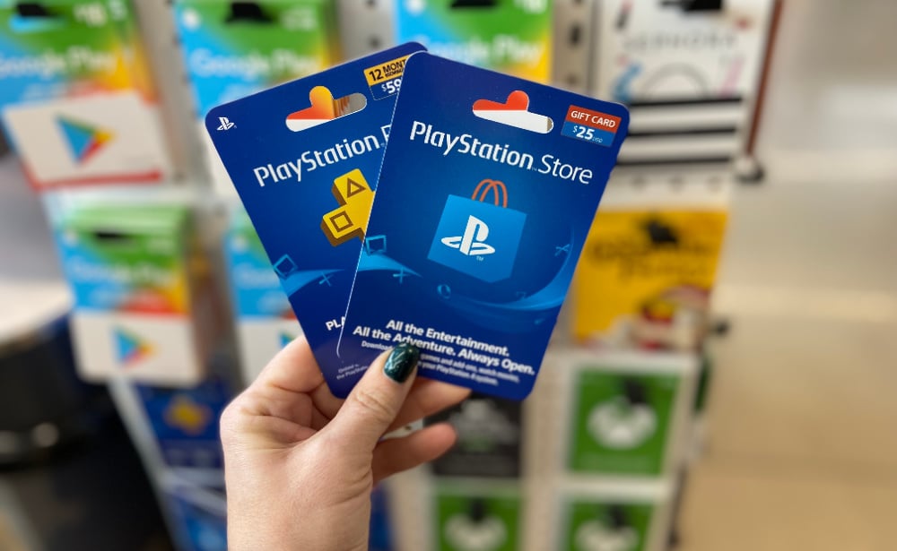 playstation cards giftcard