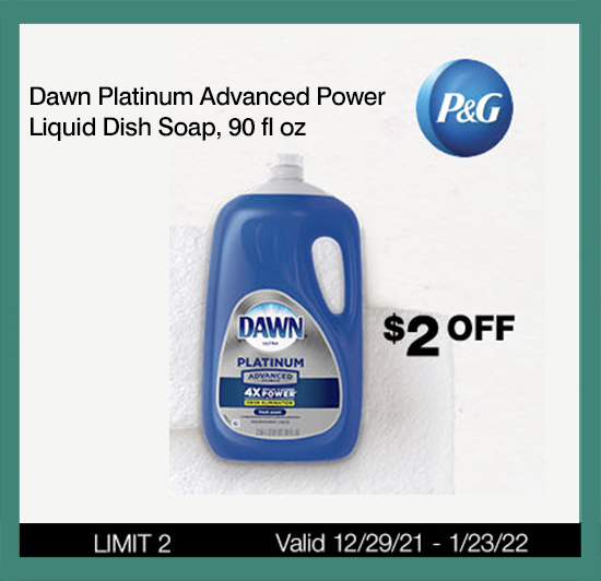 Costco Hot Deal on Dawn Platinum Advanced Power Liquid Dish Soap 2.