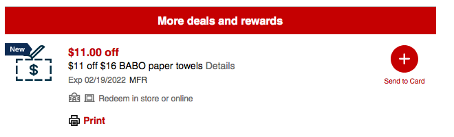 Babo Bamboo Paper Towels 6 Pack As Low As 1 70 At CVS Just Use Your 