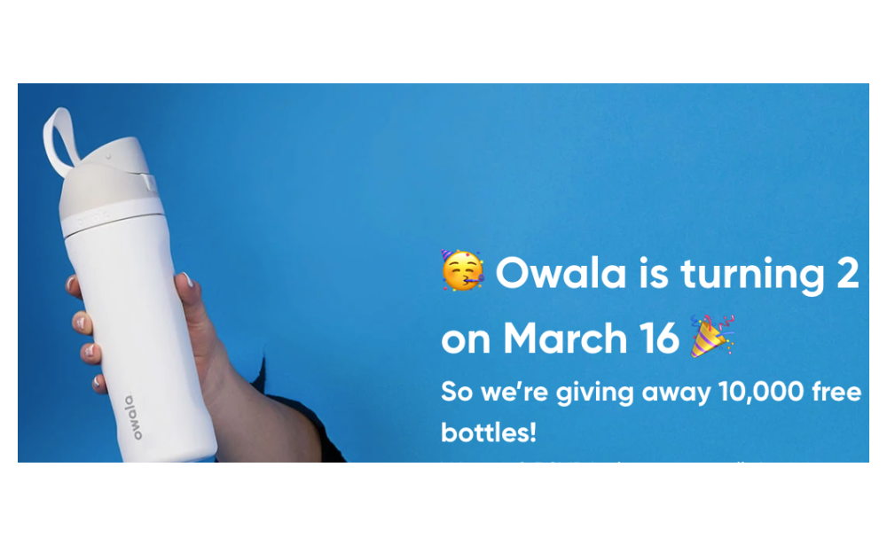 Today Only! 10,000 Free-Sip 19oz Owala Water Bottles (a $24.99 value)