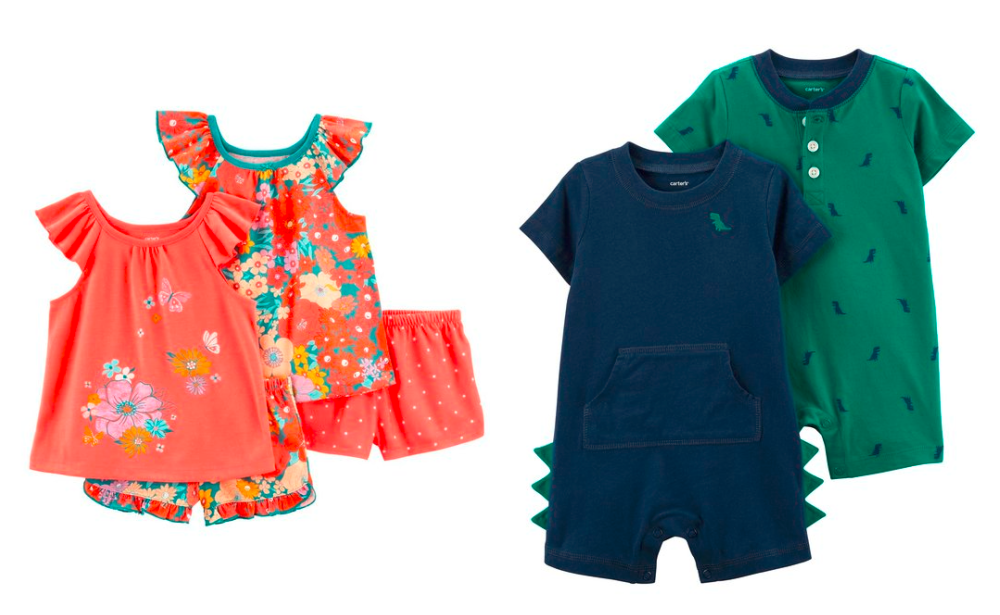 Carter’s Up to 60 off Starting at 7.99 + Extra 10 Off at Zulily