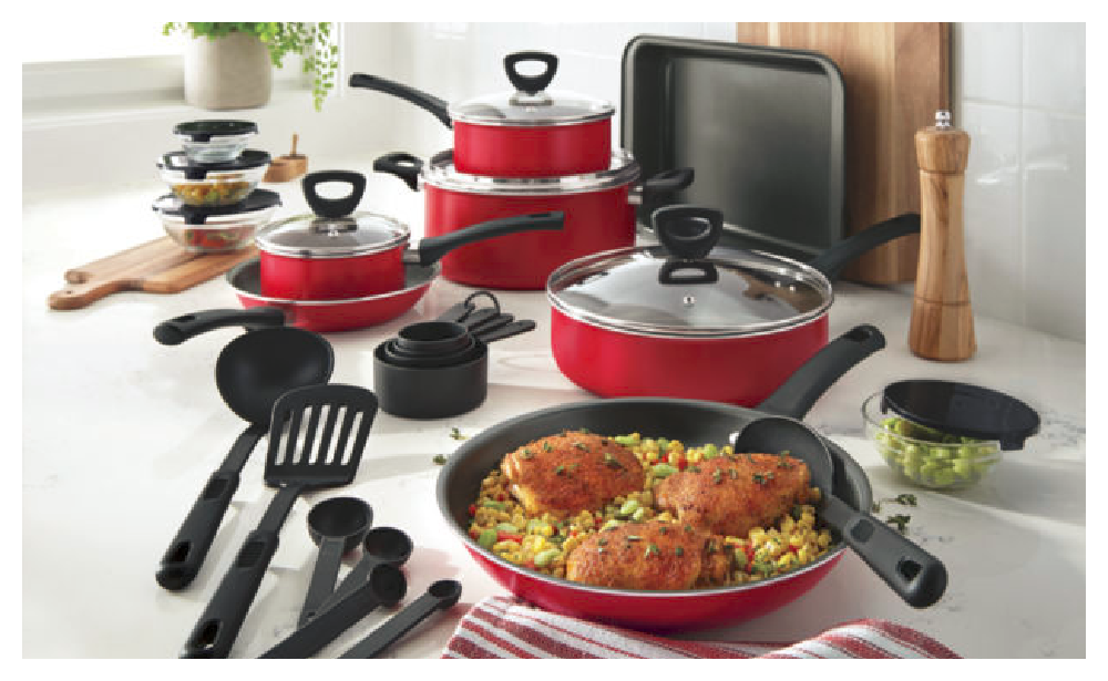 Cooks 30pc. Aluminum Nonstick Cookware Set 55 (Reg. 180) at JCPenney