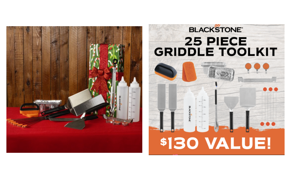 Blackstone 25 Piece Griddle Tool Kit 39.97 (Reg. 129) Living Rich