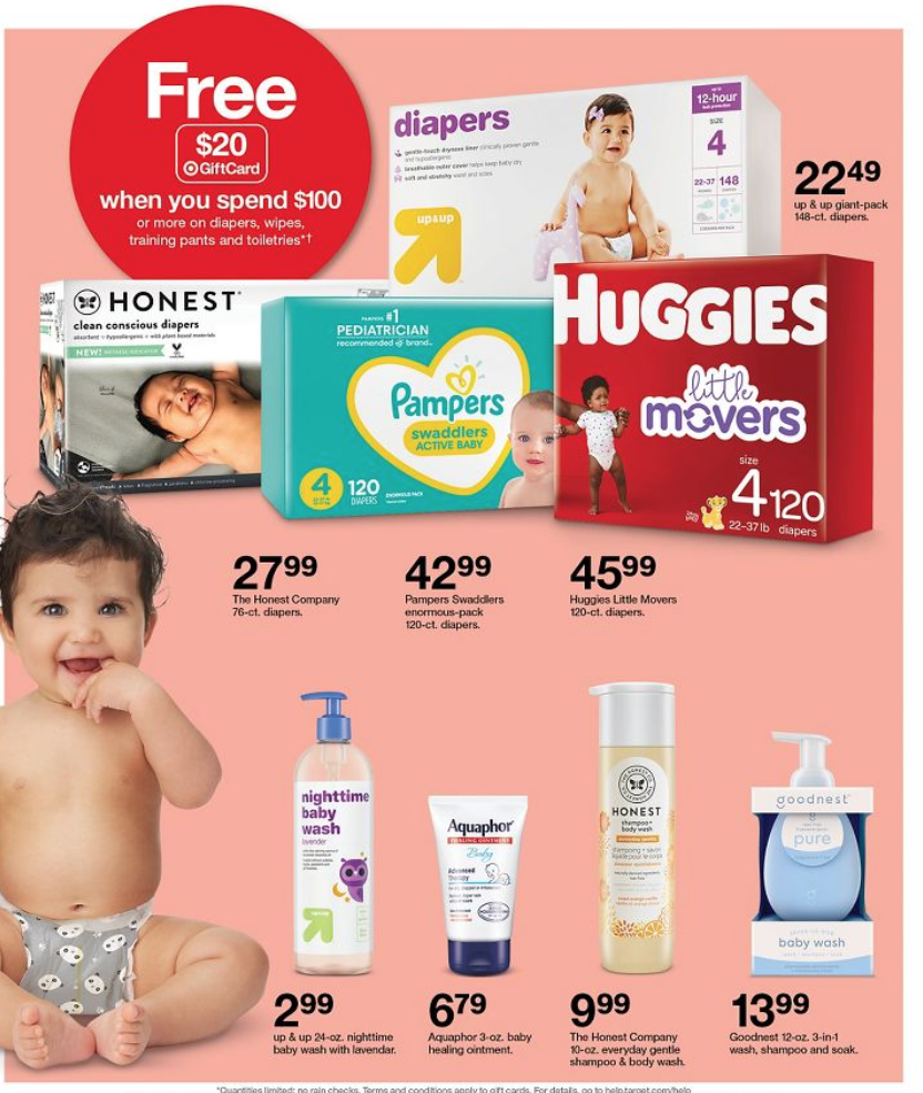 Target pamper best sale coupons