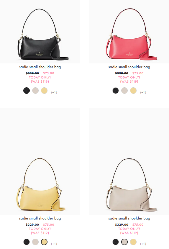 Kate Spade Surprise has up to 75% off and an extra 20% off Carey
