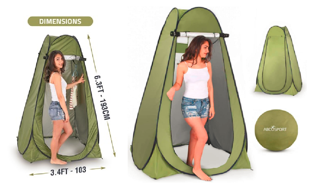 Abco Tech Instant PopUp Privacy Tent 23.99 (Reg. 59.97) at WOOT