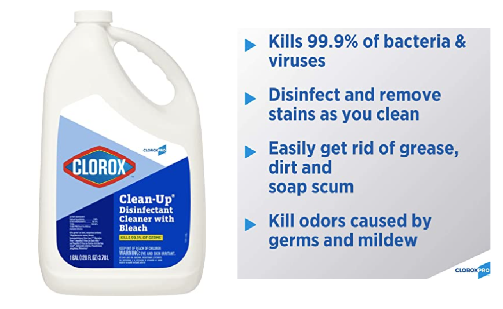 63 Off Clorox CleanUp CloroxPro Disinfectant Cleaner with Bleach