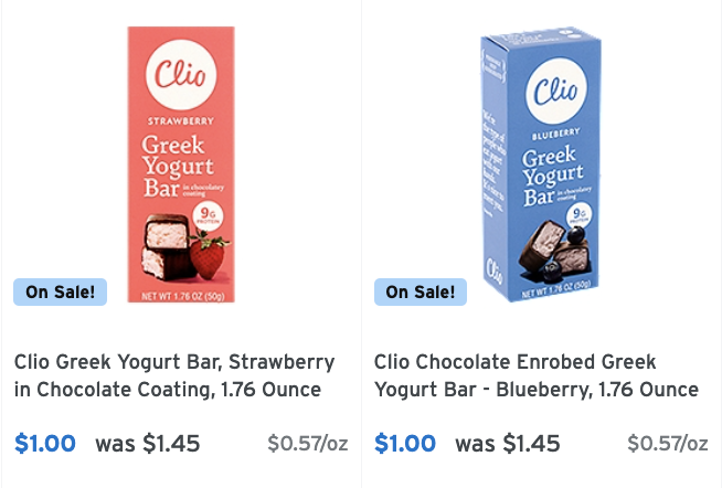 clio-greek-yogurt-snack-bars-just-0-50-at-shoprite-ibotta-rebate