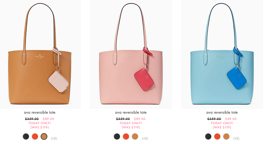 Kate Spade Ava Reversible Tote only $89 (Reg. $359) + Free Shipping! |  Living Rich With Coupons®