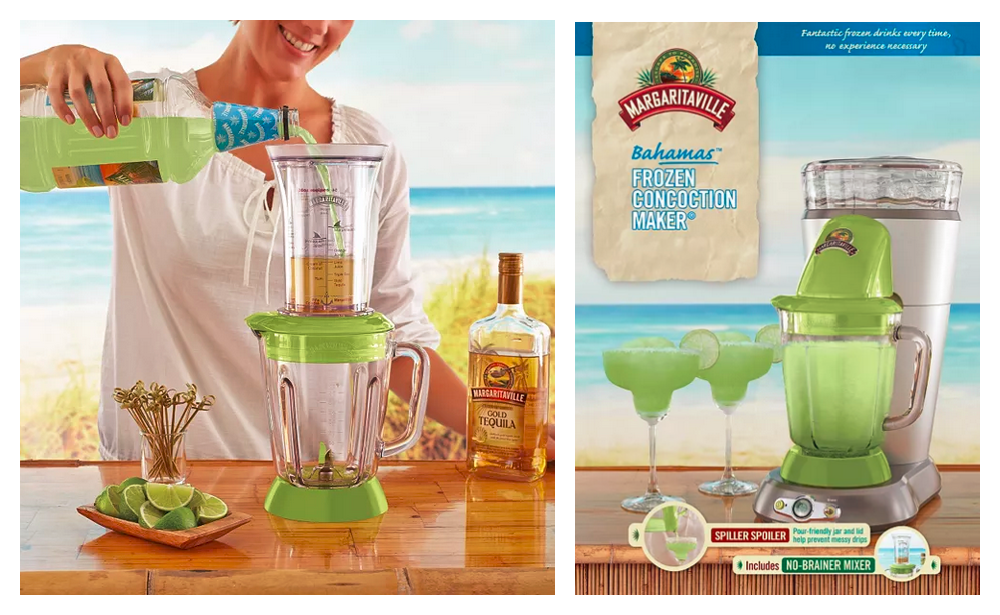 Margaritaville Bahamas Frozen Concoction Maker with No-Brainer Mixer