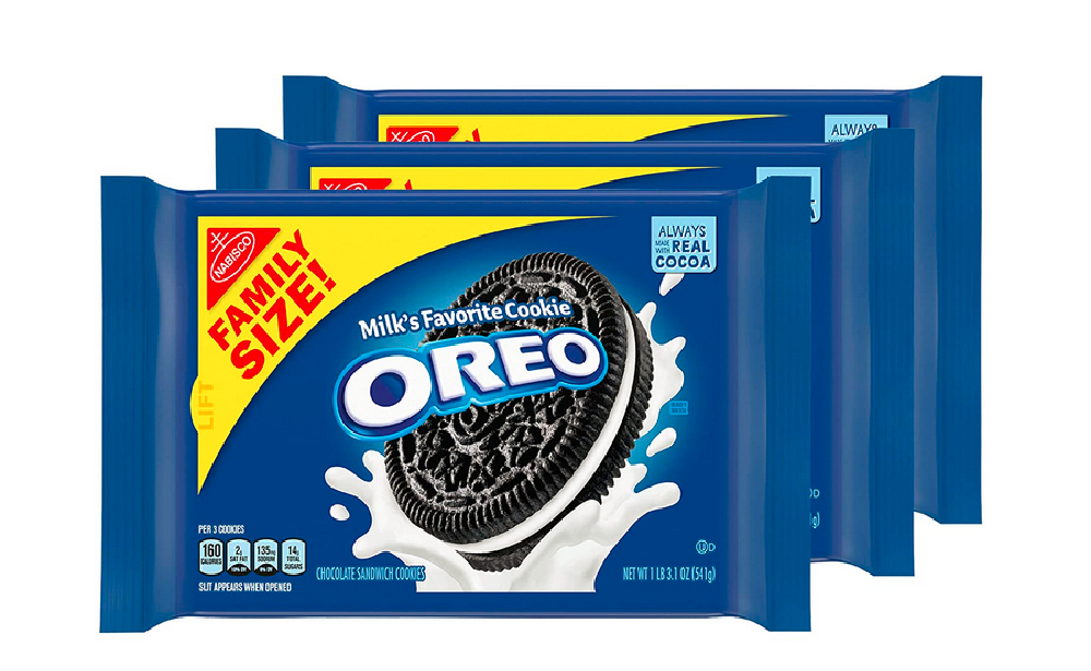 Stock Up Price + Coupon! OREO Chocolate Sandwich Cookies, Family Size
