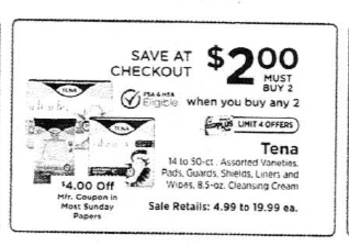FREE Tena Incontinence Products at ShopRite! {8/28} | Living Rich With ...