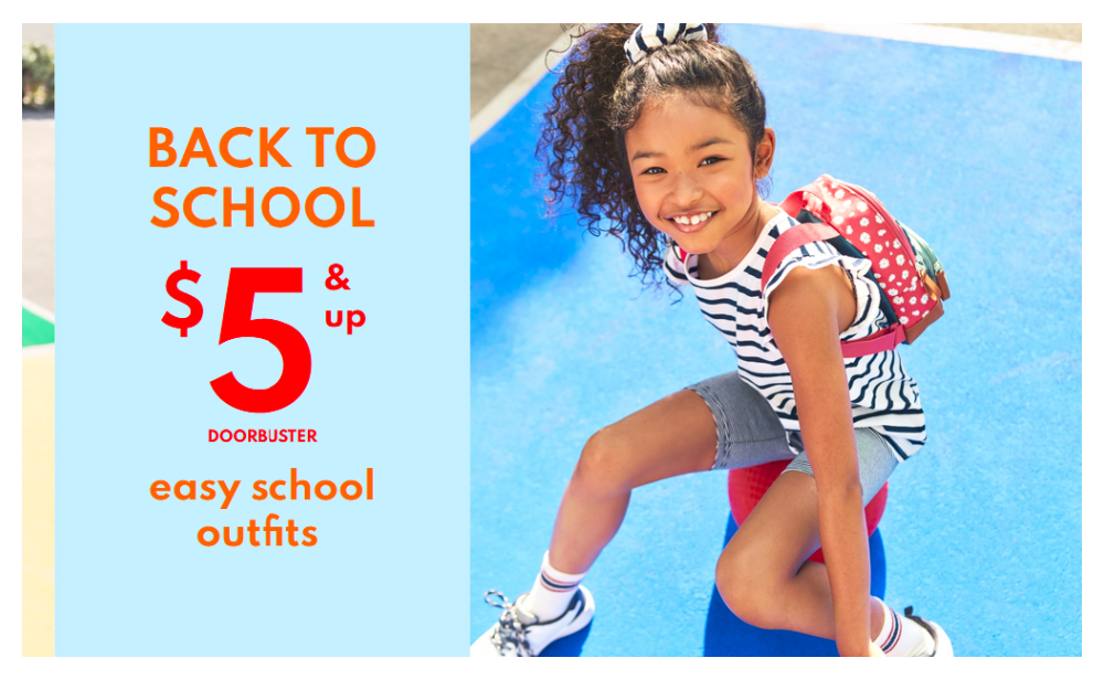 Back to School Sale starting at 5! Doorbusters Up to 75 off at Carter’s Living Rich With
