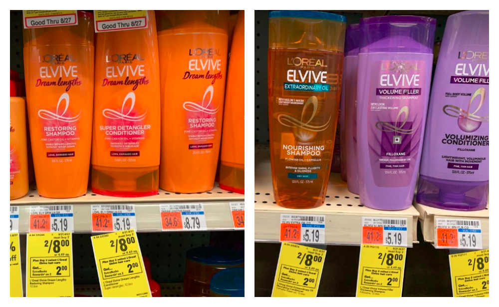 Select LOreal Elvive hair care Only $1 each at CVS! | Living Rich With ...
