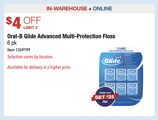 Costco: Hot Deal on Oral-B Glide Floss – $4.00 off!! | Living Rich With ...