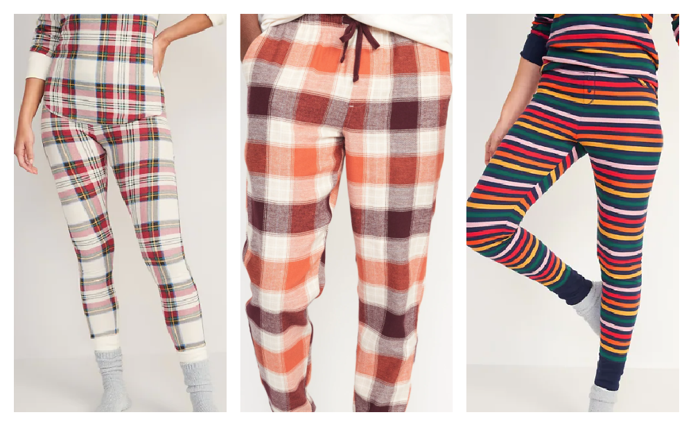 Old Navy Thermal PJ Leggings & Flannel Joggers just $10 Today Only!