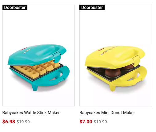 HOT* Bella Mini Cake Pop Maker and Waffle Maker only $4.93 each at