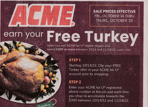 Acme Ad for the Week of 10/14/22 | Living Rich With Coupons®