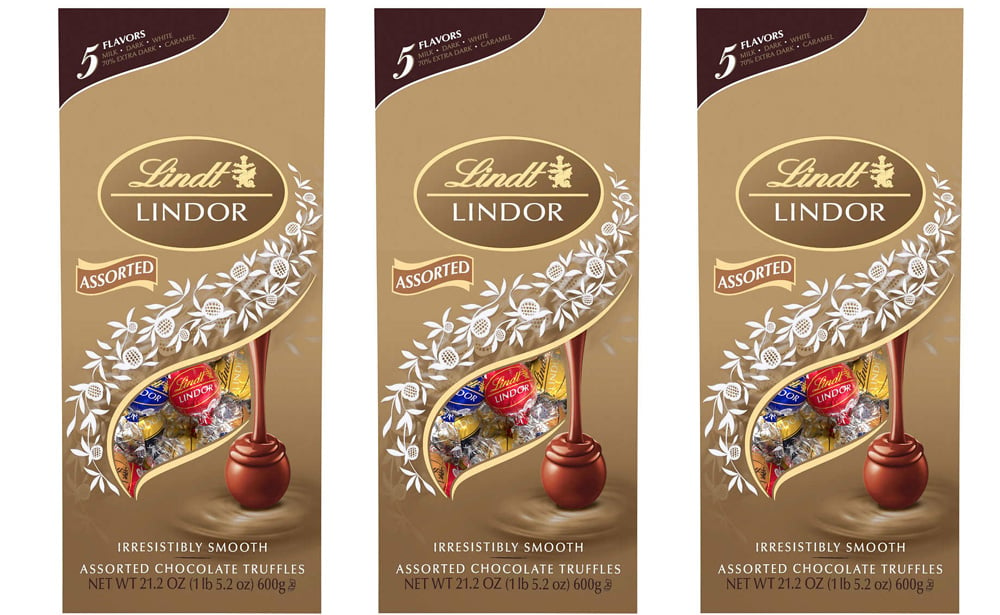 Lindt LINDOR Assorted Chocolate Candy Truffles (19 oz.) - Sam's Club