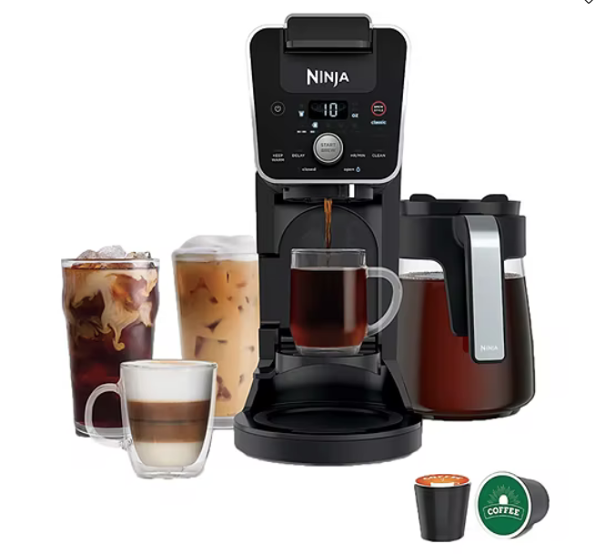 Ninja Dual Brew Grounds & Pods Coffee Maker 159.99 (Reg. 260) at