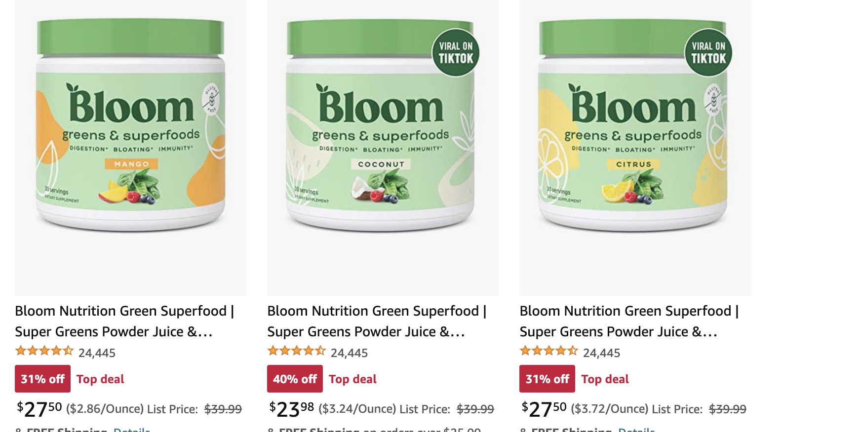 Up to 40 Off Bloom Nutrition Greens Living Rich With Coupons®