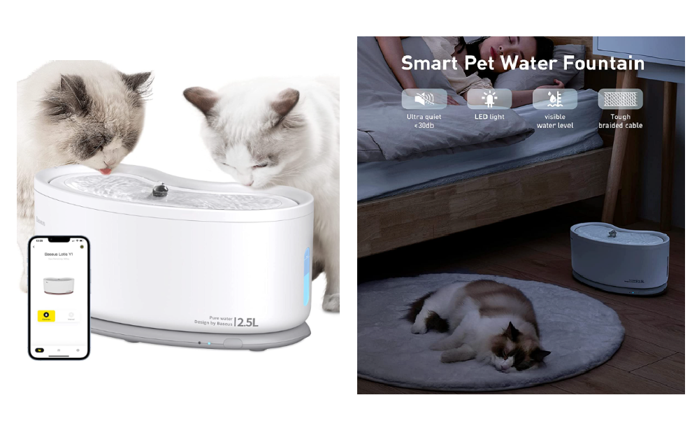 75 Off Baseus App Controlled Cat Water Fountain Living Rich With
