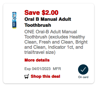Money Maker + Up to 3 FREE Crest Toothpaste and Oral-B Toothbrushes at ...