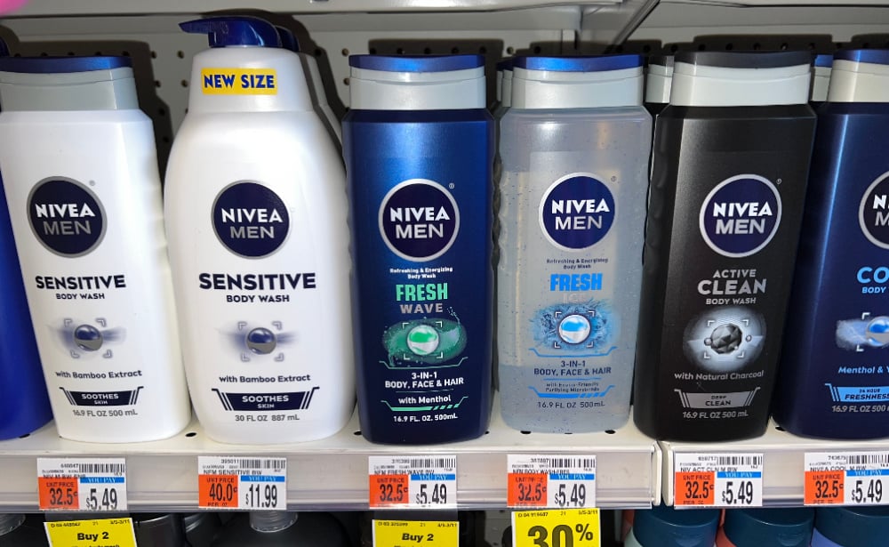 Nivea Men’s Body Wash Only 1.49 at CVS! Just Use Your Phone Living