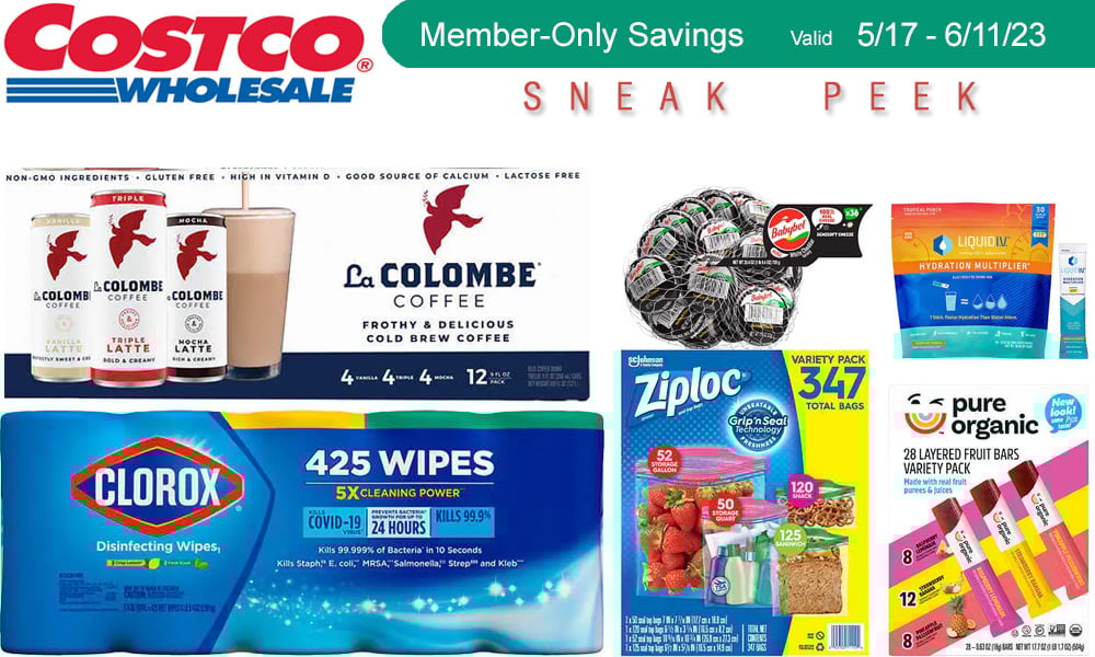 Costco Sneak Peek Members Only Savings 5/17 6/11/23 Living Rich